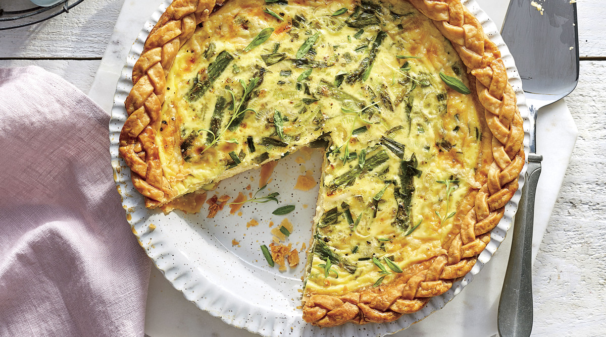 Asparagus Quiche and Soup - Filmfoods