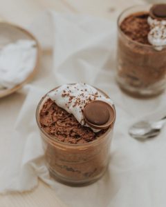 3 minutes homemade chocolate mousse